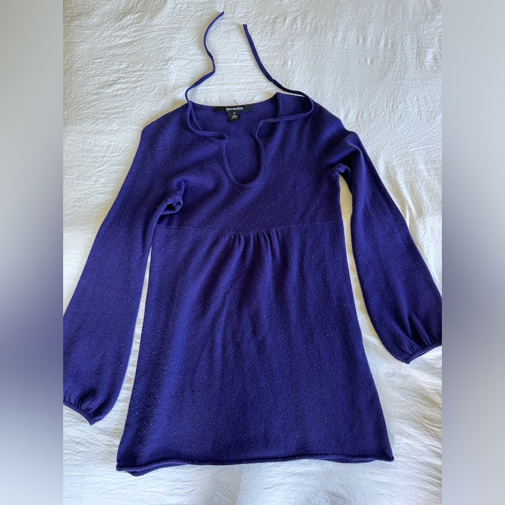 Quotation cashmere sweater size small